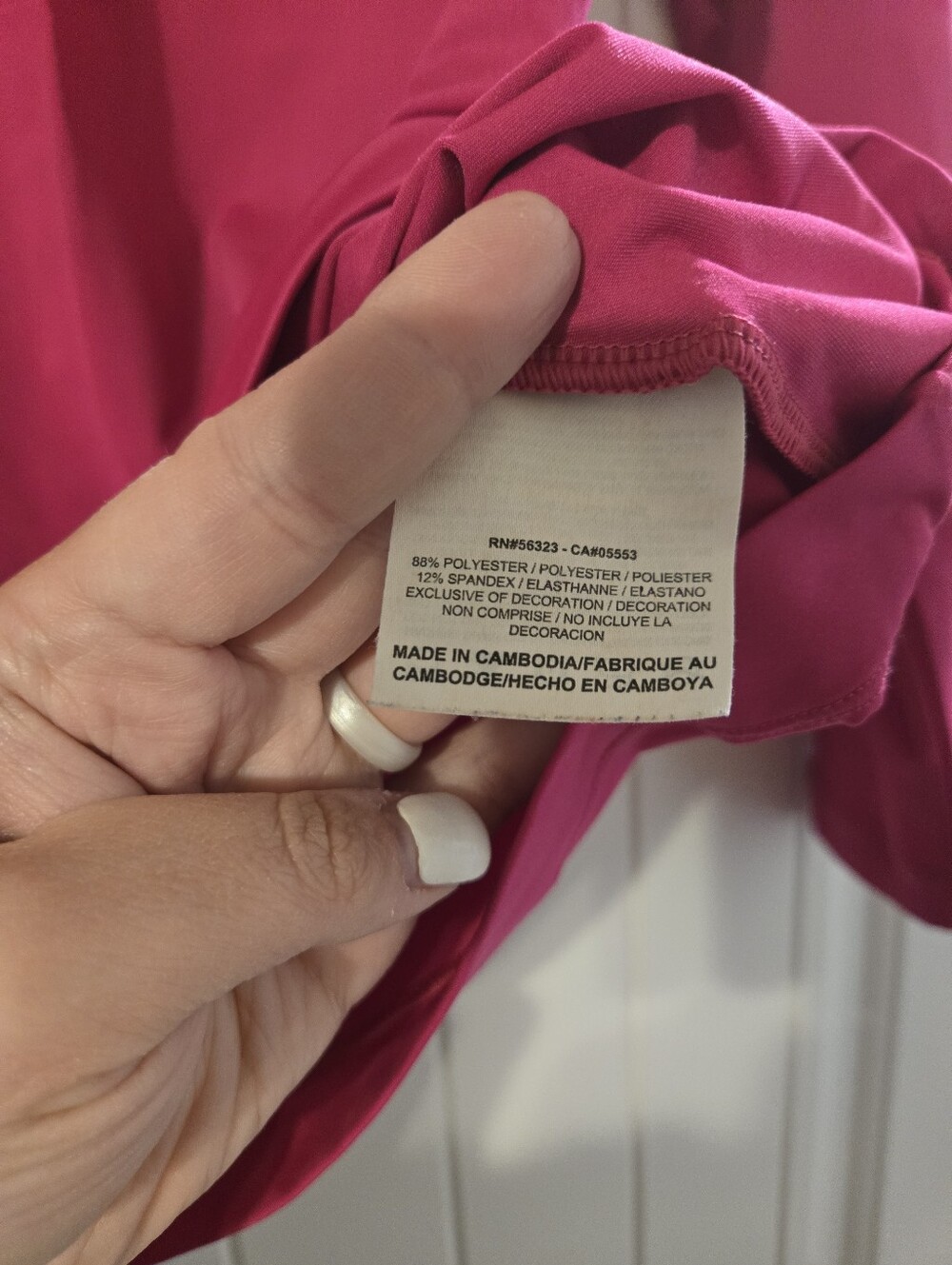 NikeGolf Pink Long Sleeve Tour Performance Top - Picture 2 of 5